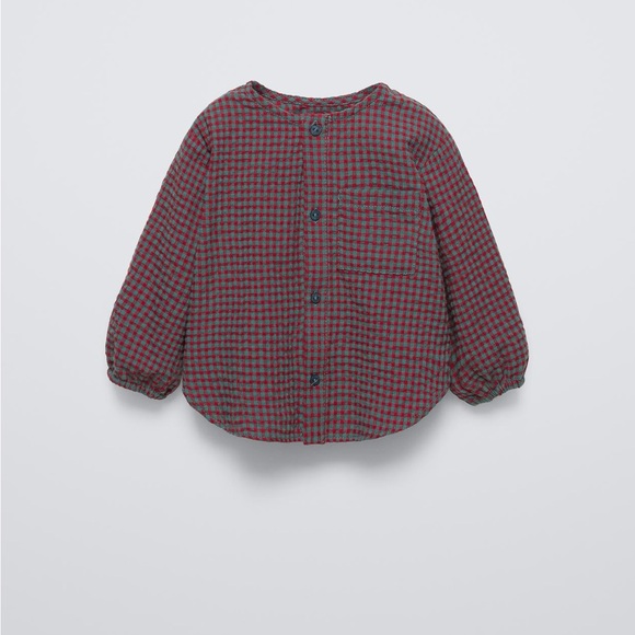 Zara Baby Gingham Shirt - Picture 1 of 1
